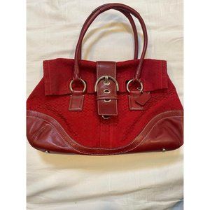 Cherry Red Coach Purse